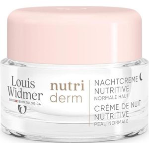 Louis Widmer Nutriderm nachtcrème nutritive licht geparfumeerd 50 ML
