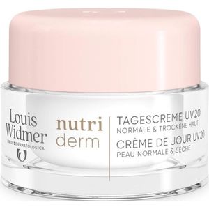 Louis Widmer Nutriderm dagcrème uv 20 zonder parfum 50ml