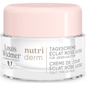 Louis Widmer Nutriderm dagcrème Éclat rosé uv 50 zonder parfum 50 ML