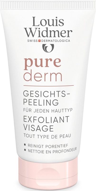 Louis Widmer - Purederm Gezichtspeeling - Licht Geparfumeerd - 50ml