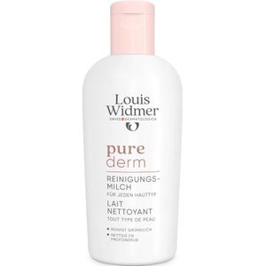 Louis Widmer Purederm reinigingsmelk ongeparfumeerd 200 ML