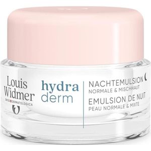 Louis Widmer Hydraderm nachtemulsie licht geparfumeerd 50ml
