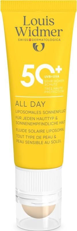 Louis Widmer All day spf50+ met lippenverzorging stick licht geparfumeerd 25 ML