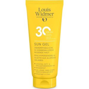 Louis Widmer Sun gel spf30 zonder parfum 100 ML