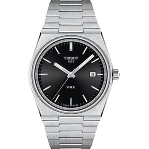 Tissot - Horloge - Roestvrijstaal - Zwart - 10ATM - Saffierglas