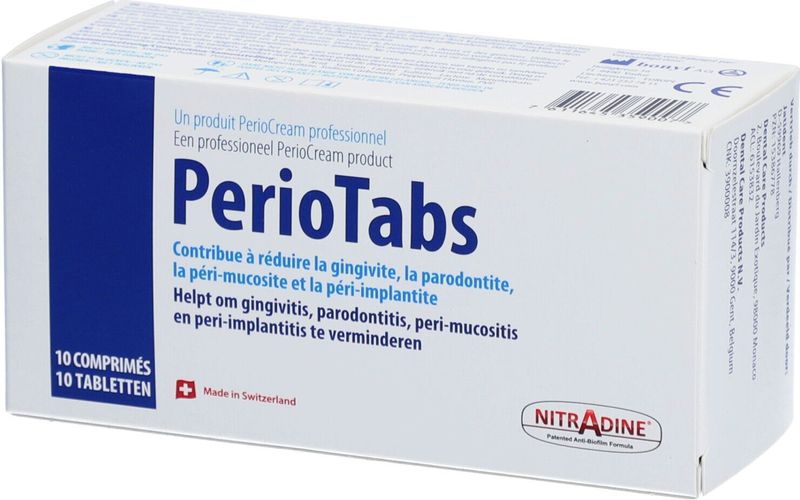 PerioTabs® - Gebitsverzorging - Anti-Biofilm Formule - 20 Tabletten