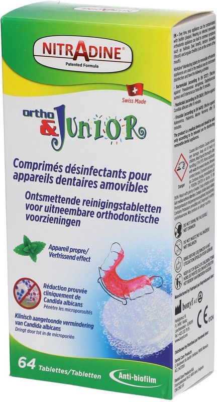 Kunstgebit Reiniger - NitrAdine - Tabletten - 20 Stuks
