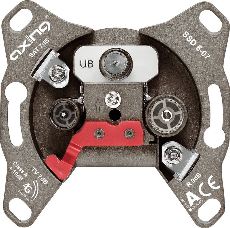 Axing SSD 6-07 Antennedoos Inbouw (in muur) Contactdoos