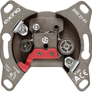 Axing Antennecontactdoos BSD 21-01 5 dB, DC (Antenne aansluiting), Satelliet accessoires, Grijs
