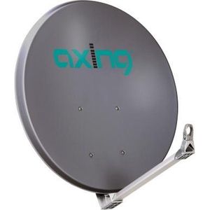 Axing Saa 110-02 (Parabolische antenne, 40.90 dB, DVB-S / -S2), SAT Spiegels + SAT Antennes, Grijs