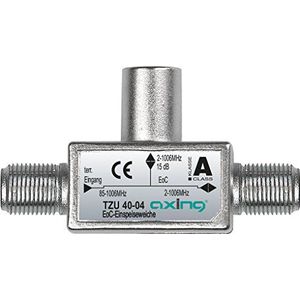 Axing TZU 40-04 Over Coax EoC 15dB Ethernet-kabel voor kabelnetwerk met metalen achterkanaalfilter