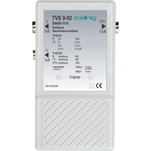 Breedband - Contactdoosversterker - TVS 9 - Zwart - 47 - 862 MHz