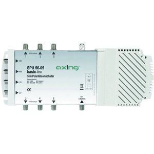 Axing SPU 56-05 Satelliet multiswitch Ingangen (satelliet): 5 (4 satelliet / 1 terrestrisch) Aantal gebruikers: 6 gesch