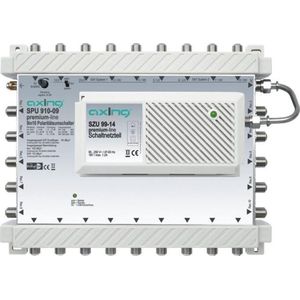 Axing SPU910-09, DiSEqC multischakelaar 9/10, Accessoires voor TV-ontvangers, Grijs