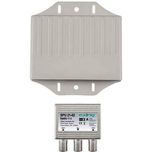 Axing - SPU 21-02 - DiSEqC relais - Grijs - Zilver - Outdoor