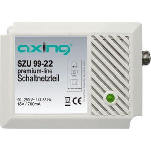 Axing Schakelende voeding SZU 99-22 18 V=/700 mA, Accessoires voor TV-ontvangers, Wit