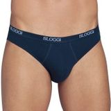 Sloggi - Basic Mini - Heren Slip - Blauw - Katoen