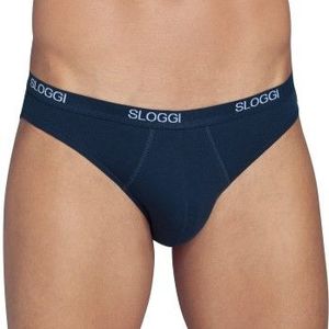 Sloggi Men Basic Mini, heren slip met smalle zijkanten (1-pack), nachtblauw