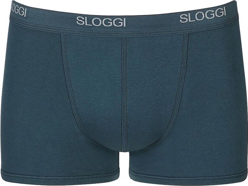 Sloggi - Basic Short - Boxershort - Nachtblauw - Katoen met Elastaan