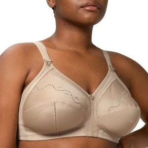 Triumph Doreen + Cotton 01 N beha zonder beugel, beige #a, 130D, Beige#a