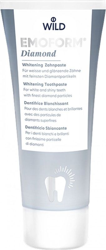 Emoform Tandpasta diamond whitening met fluoride 75 ml