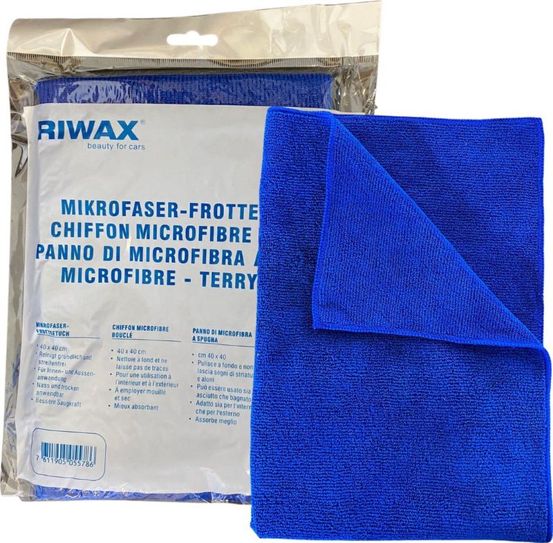 Riwax - HighTech Microvezeldoek - 100% Microvezel - Zacht en Absorberend