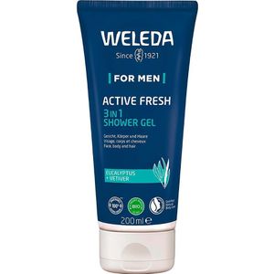 Weleda Men active fresh 3-in-1 douchegel  200 Milliliter