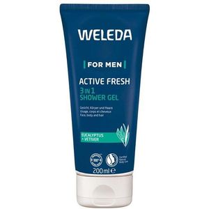 WELEDA 3in1 Active Fresh Douchegel Men % natuurlijk