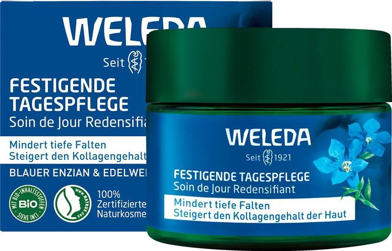 Weleda Gezichtsverzorging Intensive care Vermindert diepe rimpels & pigmentvlekkenVerstevigende dagverzorging Gentiaan & Edelweiss 40 ml (€ 640,50 / 1 l)