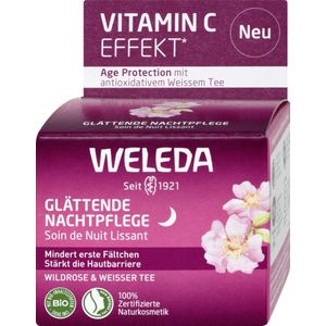 Weleda - Gladmakende Nachtverzorging - Wilde Roos - Witte Thee - 40 ml