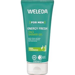 WELEDA - 3in1 Energy Fresh Douchegel - Men - 200ml - 100% natuurlijk