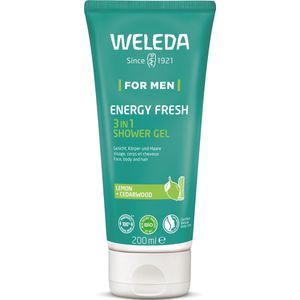 Weleda - Men 3in1 Energy Fresh Douchegel - 200 ml - Natuurlijke Ingrediënten
