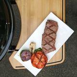 Outdoorchef zijtafel bamboe S bruin