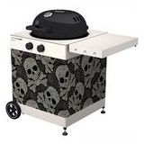 Outdoor Chef - BBQ Accessoire Uitwisselbaar Front voor Arosa 570 G Skull Paisly - Textiel - Multicolor