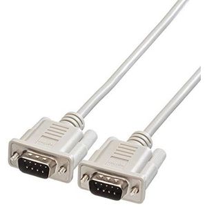 Seriell Anschlusskabel [1x D-SUB-Stecker 9pol. - 1x D-SUB-Stecker 9pol.] 1.80 m Grau - Roline