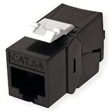 UTP - CAT6a - Keystone Module - RJ45 - Compact - Zwart