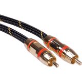ROLINE GOLD Tulp kabel. simplex M/M, Rood, 5 m