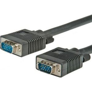 ROLINE SVGA kabel HD15 M/M, 20 m - zwart 11.04.5220
