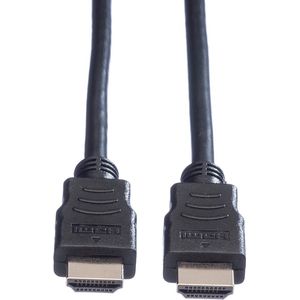 VALUE HDMI High Speed Cable met Ethernet M-M, zwart, 7,5 m
