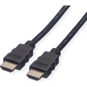 ROLINE HDMI High Speed kabel met Ethernet M-M, zwart, 7,5 m - zwart 11.04.5544