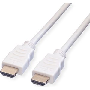 VALUE HDMI High Speed Cable met Ethernet M-M, wit, 7,5 m - wit 11.99.5706