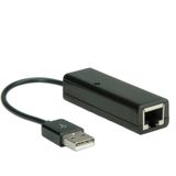Value USB 2.0 Converter - 1x USB-A naar 1x RJ45 - Wit