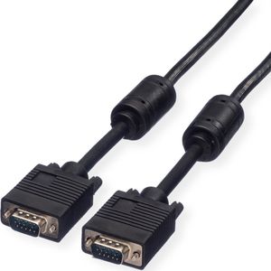 ROLINE VGA-Kabel HD15 ST - ST mit Ferritkern, 2 m