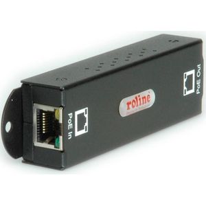 ROLINE Gigabit PoE+ Verlenger - 1 Ingang - 1 Uitgang - 100 Meter