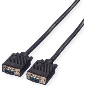 ROLINE SVGA kabel HD15 M/M, 15 m - zwart 11.04.5215