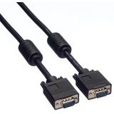 ROLINE SVGA High Quality Kabel met ferrietkernen + DDC, HD15M/M, 15pins, 15 m