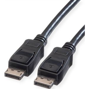 VALUE DisplayPort kabel, DP M/M, zwart, 1 m