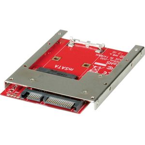 Roline Adapter mSATA SSD naar 2,5 SATA 22pin, Accessoires voor harde schijven