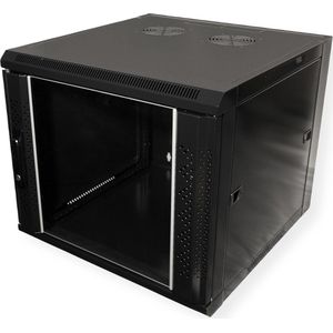 Value - Wandbehuizing - Serverkast - Zwart - 6 HE - 19 Inch Rek