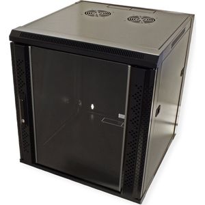 Value - Wandbehuizing - Serverkast - Zwart - 12 HE - 19 Inch Rek
